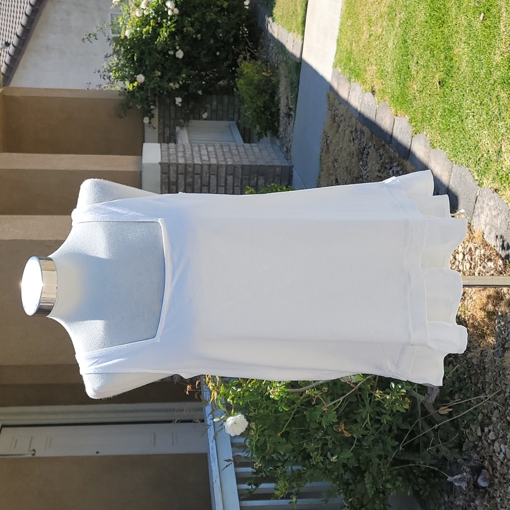 NWT JCrew sleeveless white blouse